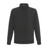FERRAROMILANO Chenille Fleece Bonded Half-Zip Knit Charcoal (Am0Erd40738)