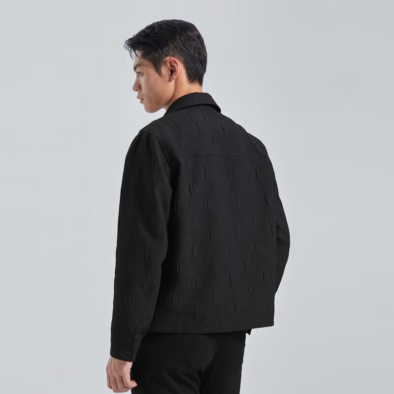 Lilanz Men's Embossed Jacquard Casual Jacket