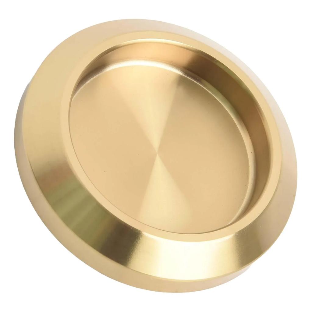Invisible Door Handles Round Embedded Concealed Cabinet Handle Knobs Sliding Door Pull Stainless Steel Pull Door Hardware