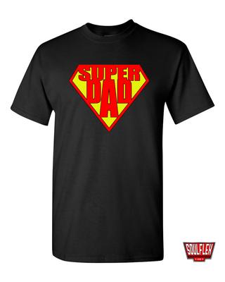 Super DAD Fathers Day Gift Tee Shirt - Short Sleeve Dryblend Multiple Size's Unisex T-Shirt