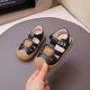 Baotou anti-kick baby sandals 2025 summer new soft-soled non-slip baby toddler shoes Korean version of boys beach shoes
