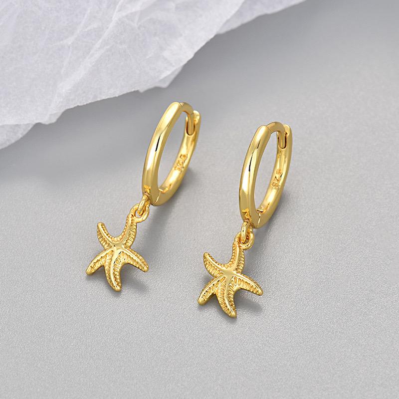 925 Silver Earrings For Women Trendy Heart Star Zircon Earring Jewelry Prevent Allergy Party Accessories Gift