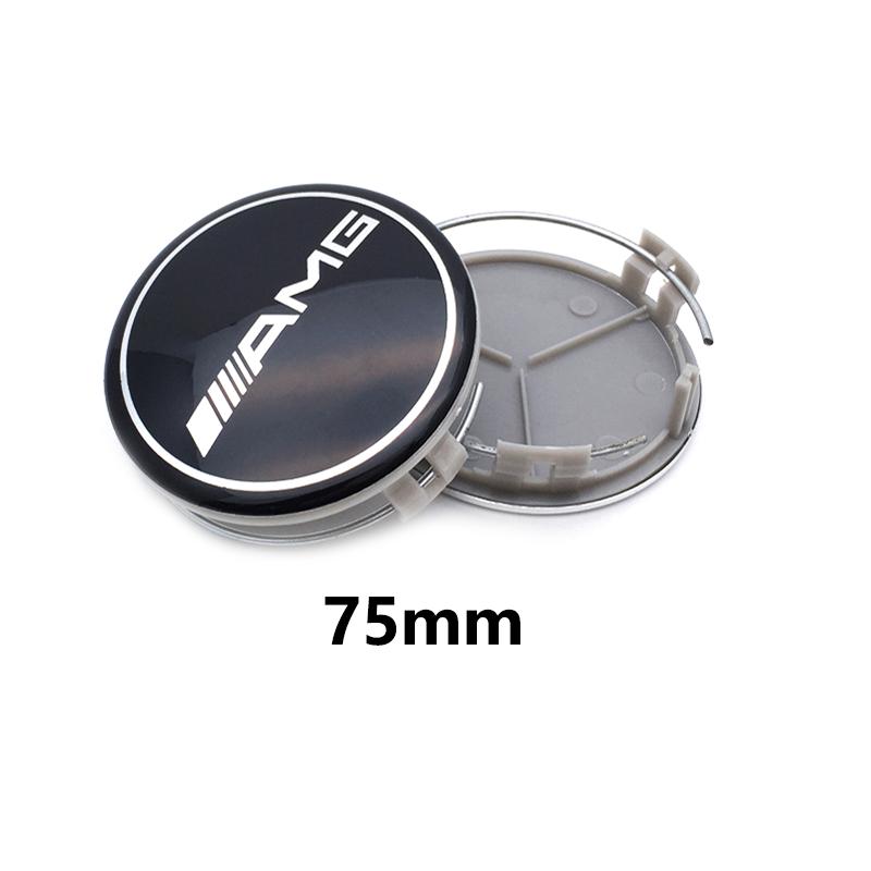 4pcs 75mm Car Wheel Center Caps Hub Caps Rims Cover For Mercedes Benz AMG A B C S Class E GLA CLA GLB GLE GLK GLS Accessories