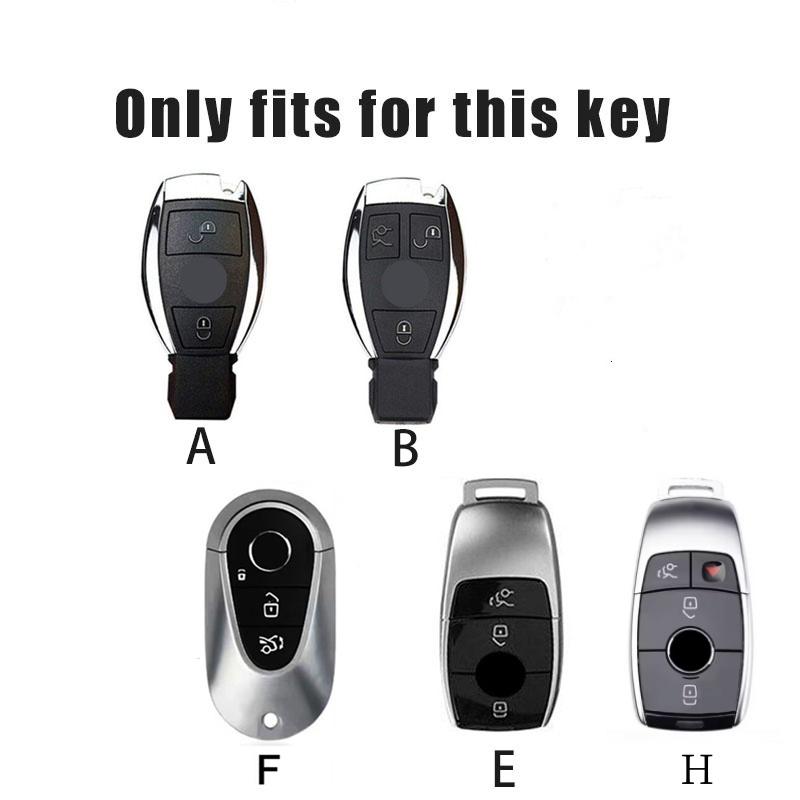 Car Remote Key Case Shell For Mercedes Benz C E S Class W223 W206 C260 S450 S500 CLA W177 C180L E260L W205 W213 W222 AMG CLA220