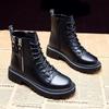 Boots Women's Shoes Autumn British Style All-match Thick-soled Short Boots Zipper Women's Boots