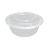 Large Disposable Plastic Food Container with High Lid