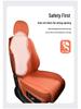Universal Suede Car Seat Cushion: Ideal for L6-L9, Four Seasons, Semi-Enclosed Design
