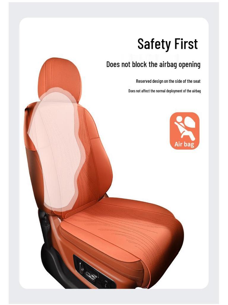 Universal Suede Car Seat Cushion: Ideal for L6-L9, Four Seasons, Semi-Enclosed Design