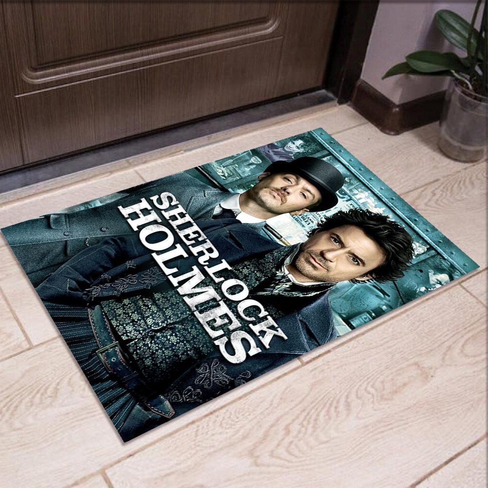 Sherlock Holmes Printed Carpet,Rug,for Office Chair Living Room Bedroom Kitchen Room Decor Gifts.