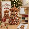 2026 NEW Animal-Themed Christmas Tree Making Kit Mini 3D Pearl Christmas Tree Desktop Decor Christmas DlY Craft Supplies Creati