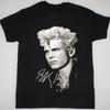 Billy Idol Signature Music Gift for Fan Black tShirt All Size S345XL Unisex T-Shirt