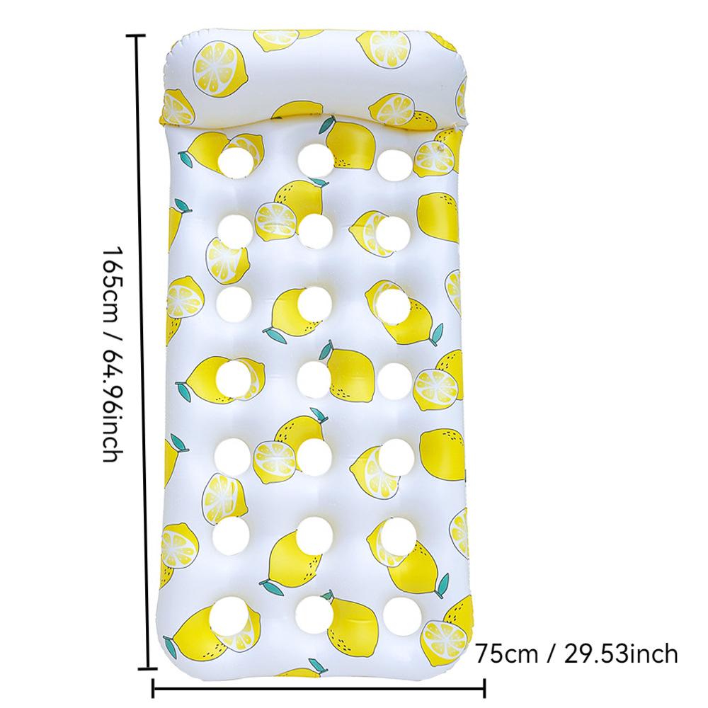 New Style Daisy Stripe Inflatable Pool Float Lounger