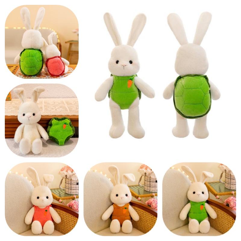 Longhaired Turtle Cartoon Rabbit Plush Toy Stuffed Animal Doll  Kid Girl Gift