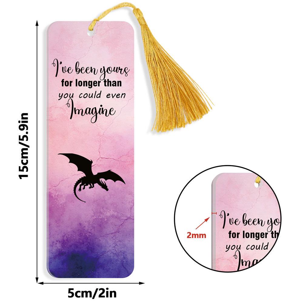 Akrylowa zakładka do książek Smok Czteroskrzydły: Kreatywna i spersonalizowana dekoracja prezentu