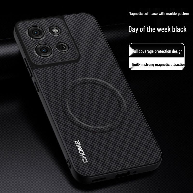 Motorola G75 Magnetic Protective Case - Full Coverage, Anti-Drop, High-End Texture