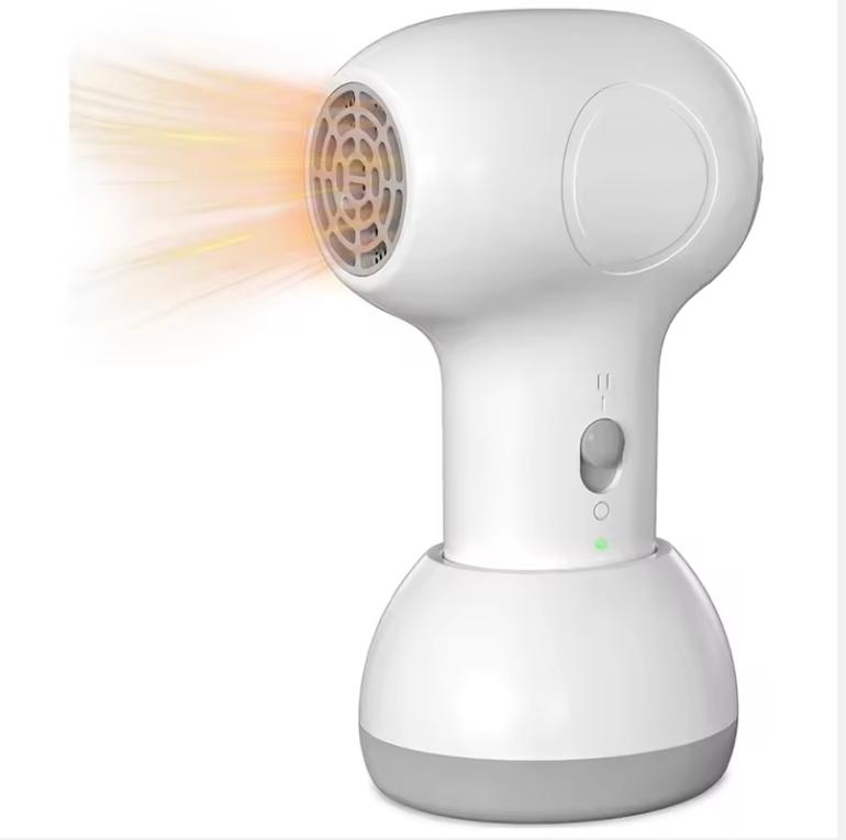 A55X-Charging Base Cordless Hair Dryer For Baby, Gentle Airflow Mini Portable Travel Design, Small Dryer