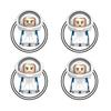 G0147 ABS Plastic Building Blocks Bricks Character Figures Children Collection Toys