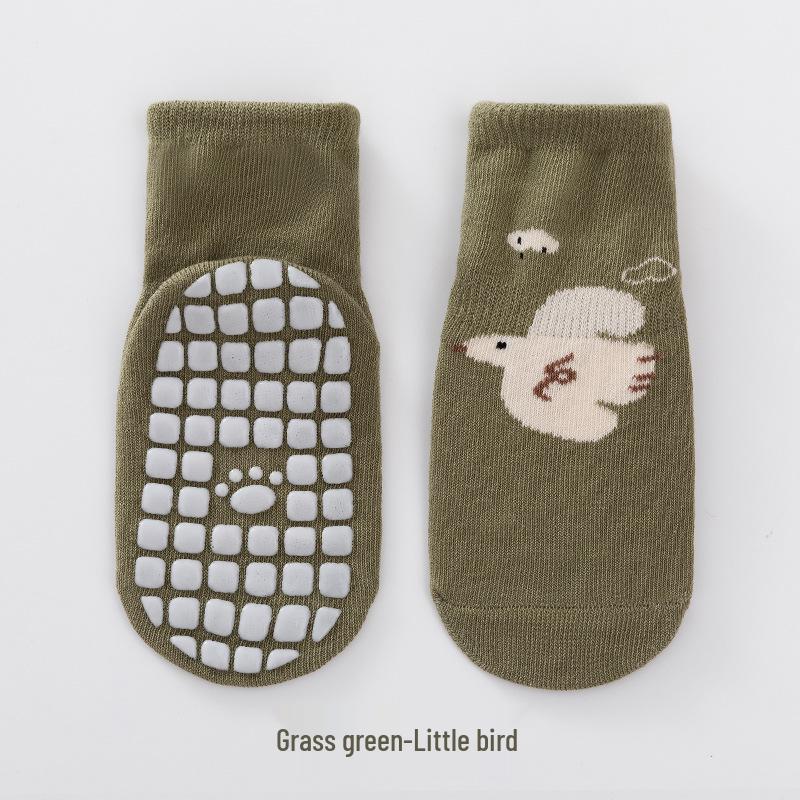 25 Pairs of New Spring Cartoon Dot Baby & Toddler Combed Cotton Socks