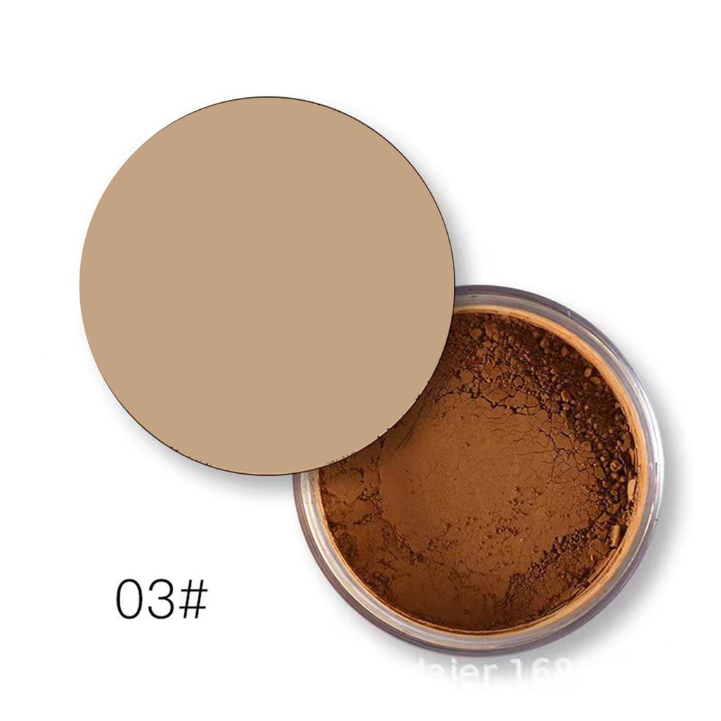 Seidiges mattes loses Puder, atmungsaktives leichtes Fixierpuder zur Verbesserung des Strahlen und zur Definition der Gesichtszüge, Einzelstück