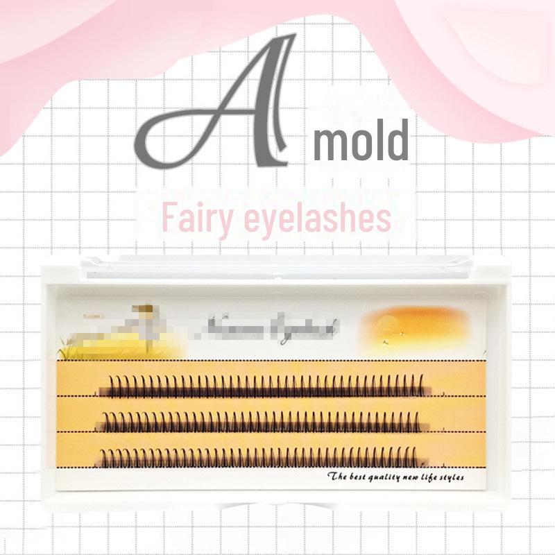 A-Type Fairy Hair False Eyelashes: Self-Grafting Thick Triangle Eyelash Scarecrows