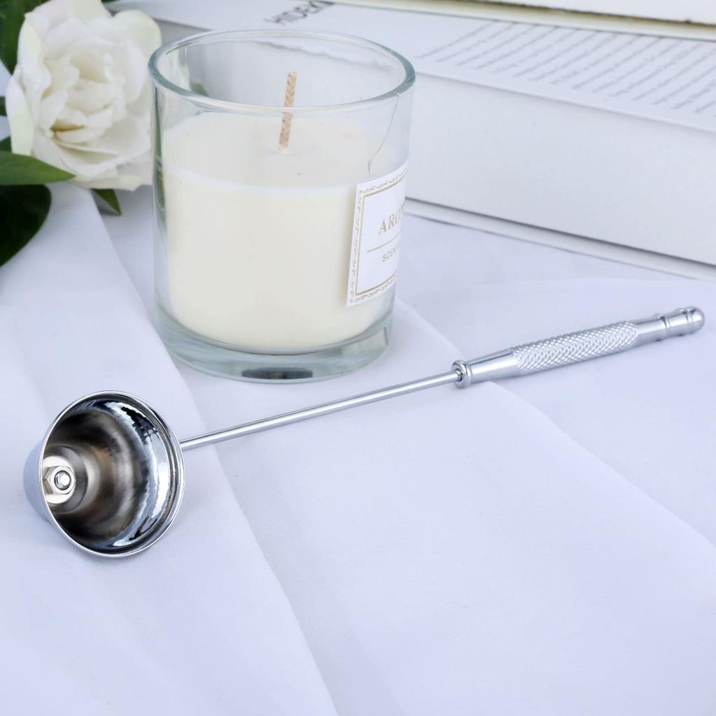 Lemfema Candle Snuffer, Stainless Steel Candle Fire Extinguisher, 2-Piece Set for Home Use