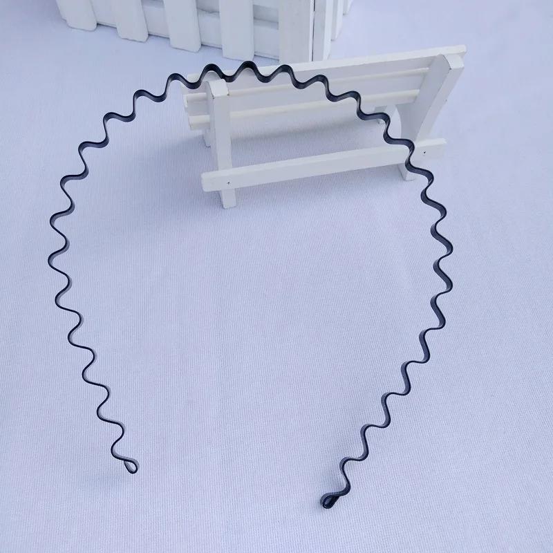 Gorący 1 szt. Męskie Damskie Narzędzia do Stylizacji Unisex Czarny Prosty Falowany Włosy Opaska na Głowę Sportowa Opaska do Włosów Akcesoria do Włosów