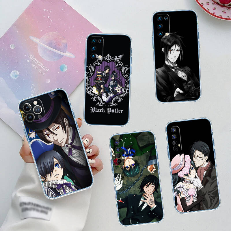 Black Butler Phone Case for Motorola G14 G15 G24 G30 G31 G32 G34 G41 G42 G51 G52 G50 G60S G60 G62 G72 G71 G73 G84 G85 G200 E32