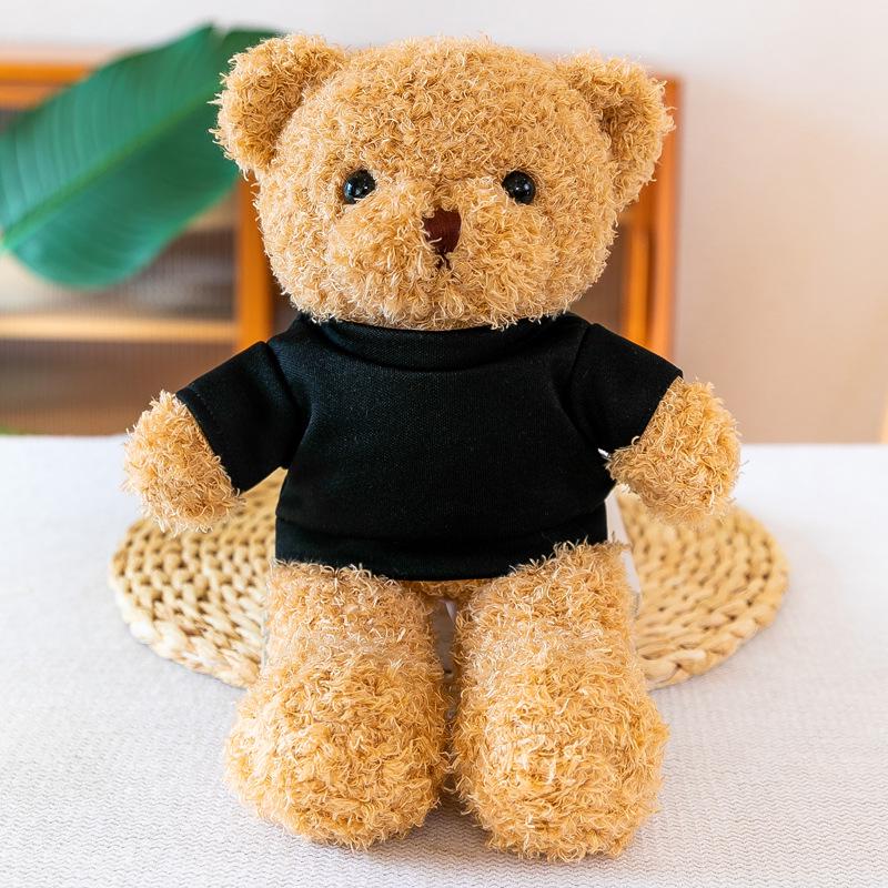 Custom Logo Teddy Bear Plush Toy - Cute Little Bear in Clothes for Gifts & Events