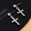 Trendy Women's Cross Ear Danglers – Popular European & American Style Earrings