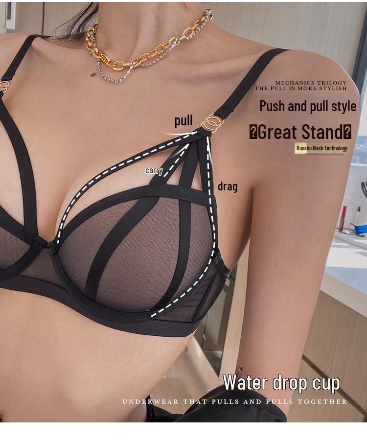 Regulowany Zestaw Biustonosza Push-Up dla Pełniejszego Wyglądu Biustu