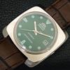 USED ORIENT AUTOMATIC 46941 JAPAN MENS VINTAGE GREEN COLOR DIAL WATCH a702215-5 R123-a702215