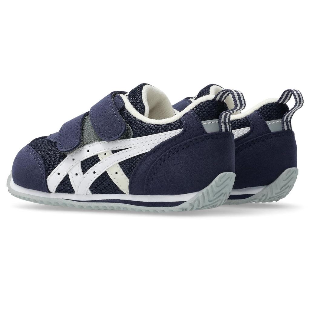 Sukusuku Baby Basic Navy Size cm Shoes, Low-Cut, Two-Strap, Blue/White, 235, 15.5