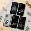 Edgy Dark Gothic Scorpion Phone Case For Samsung S26,S25,S24,S21,S22,S23,S30,Ultra,S20,Plus,Soft Black Shell