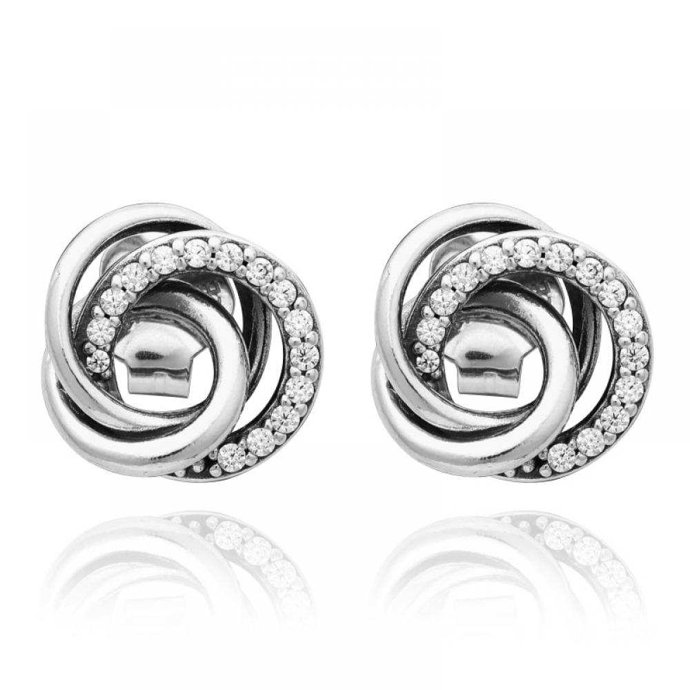 Boucles d'oreilles Pandora 291076c01 Moment Family Always Incircled Argent