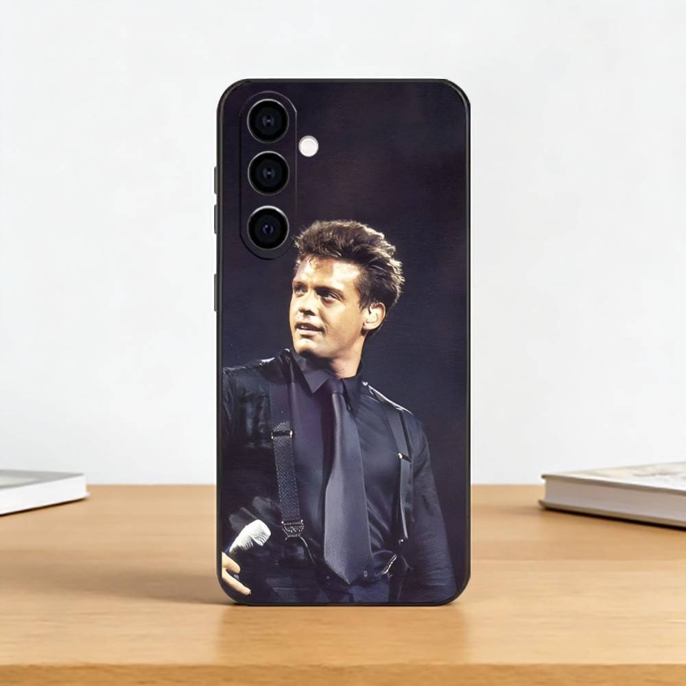 Singer Luis M-Miguel Phone Case For Samsung Galaxy A73,A72,A71,A70,A53,A52,A51,Soft Silicone Black Cover