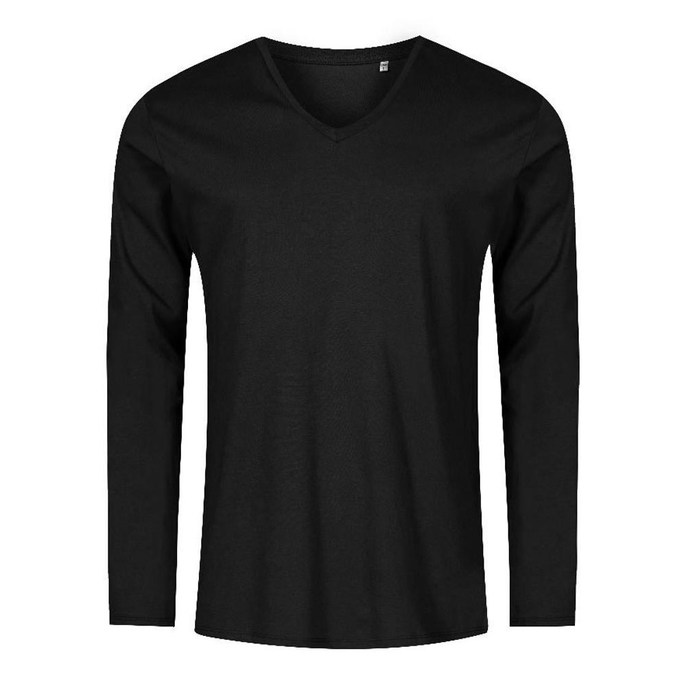 X.O By Promodoro Mens V Neck Long-Sleeved T-Shirt