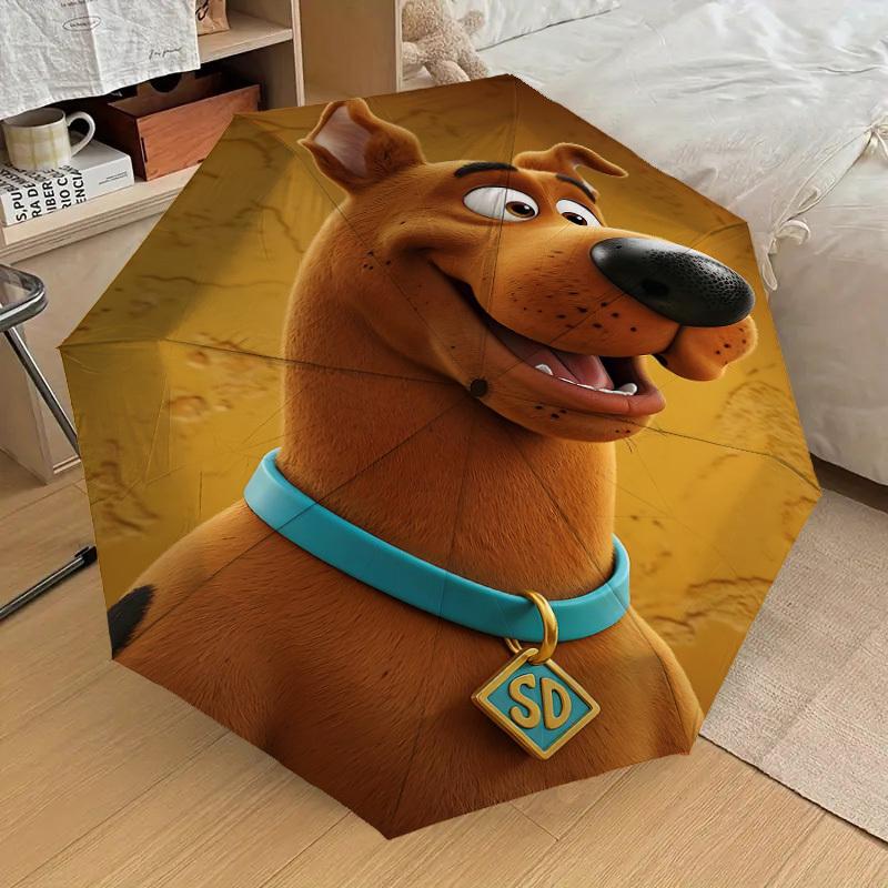 1PC Warner Scooby-doo Sd Automatic Open/Close Umbrella with Windproof, 52-Rib Sturdy Canopy, Durable Ribs1269A