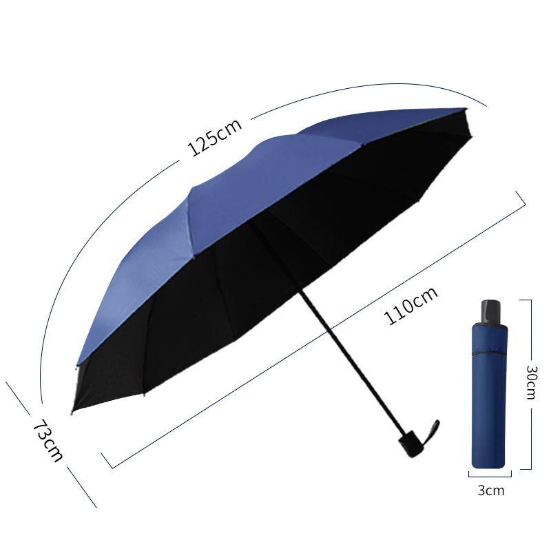 Extra-Large Umbrella for 3-5 People, Men's 70% Off Fold Manual Umbrella, Reinforced and Thickened Sunshade Umbrella, Sun Protection Umbrella