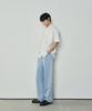 Awodeijeu Cool Linen-Like Semi-Wide Denim [Light Blue]