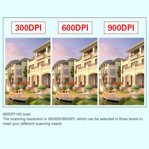 KIMISS Draagbare Scanner voor A4-documenten, Foto's en Bonnen, 8,27-inch HD 900DPI Kleur, Handheld Type, Lichtgewicht Staaf Type, Ideaal voor Kantoor, Thuis