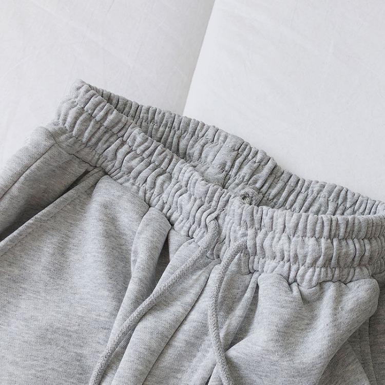 Women's Sports Shorts Summer Loose Fit Running Casual A-line Wide Leg High Waist Slimming Cotton Pants