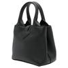Longchamp Le Roseau Bamboo Closure Detachable Adjustable Shoulder Strap Leather Shoulder Crossbody Handbag Women Handbag Black 10278HFP001
