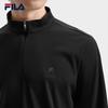 FILA Men's Half-Zip Knitted Long-Sleeve Shirt