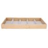 5 Grids Glasses Storage Box Wooden Protection Sunglasses Display Case Jewelry OrganizerGray
