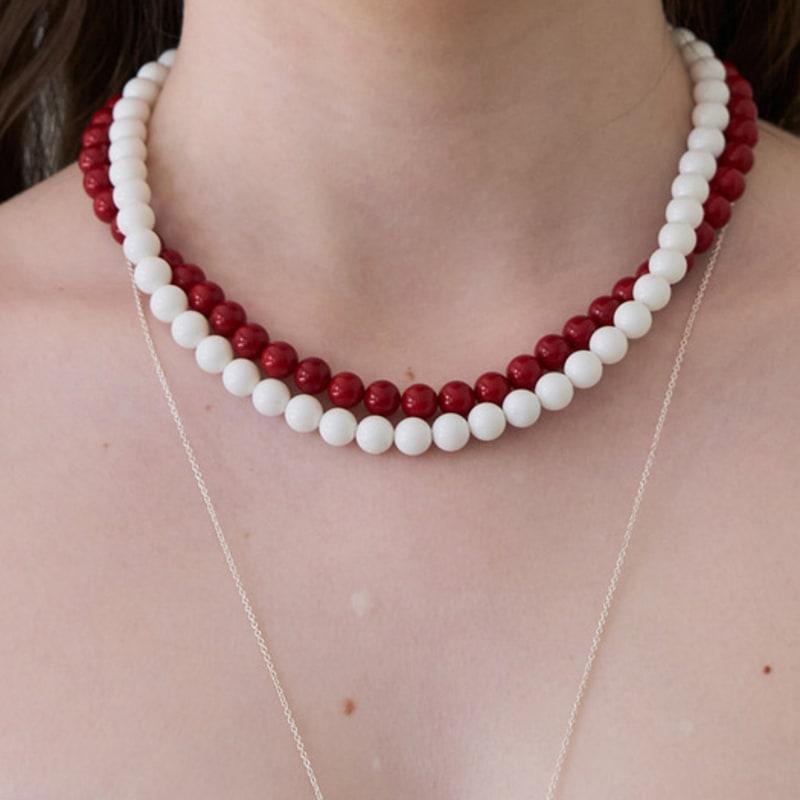 STILL INSTANT Rose with Dew - Necklace 16 (2colors/ 5sizes)