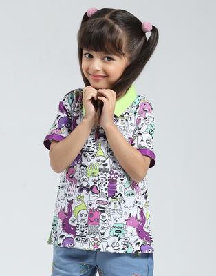 Girls Regular Fit Summer T-Shirt