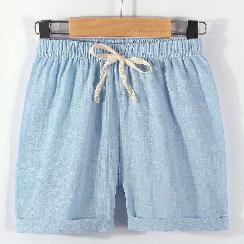 New Summer Cotton Linen Shorts for Kids: Baby and Children’s Outfit for Boys and Girls, Ages 1-9