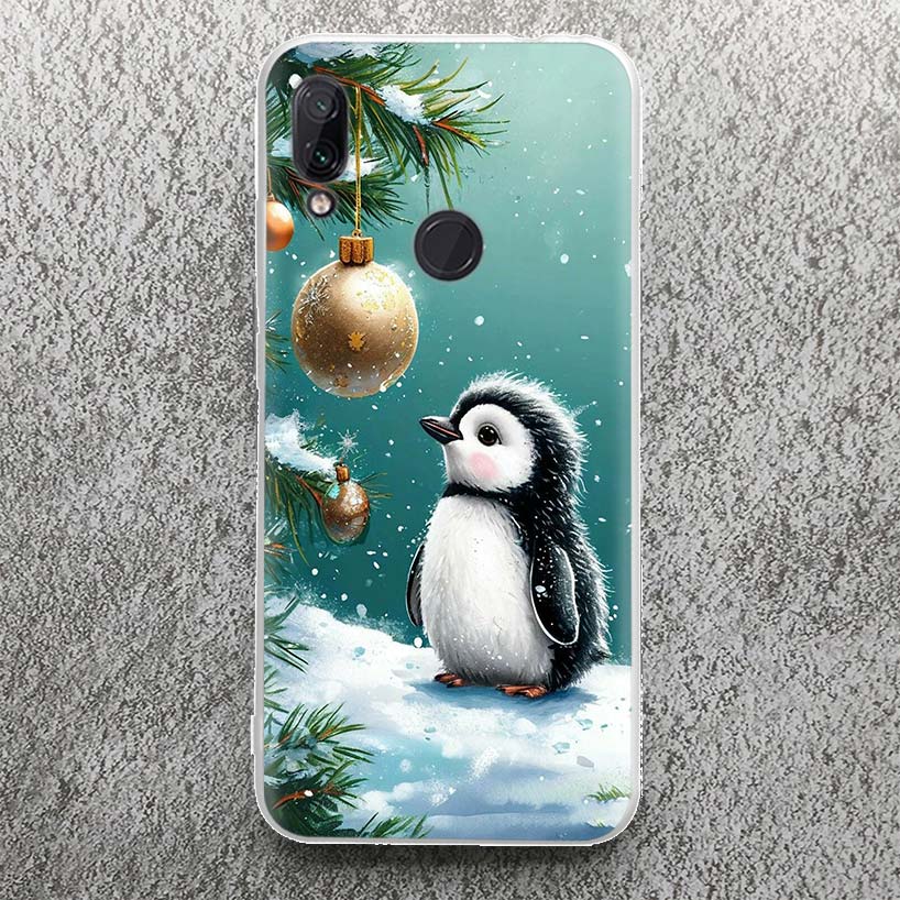 Christmas Penguin Case for Xiaomi Redmi 14C 13C 12C 13 12 Phone Shell 10C 10A 10 9A 9C 9T 9 8A 8 7A 7 6A 6 Pro 12 12C 10 10A 10C