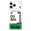 World City Travel Ticket New York London Phone Case For iPhone 17 Air 16E 16 11 15 14 Pro MAX 12 13 7 8 Plus SE Easter Cover