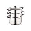 Supor Le Shang 3-stöckiger Dampfgarer aus Edelstahl